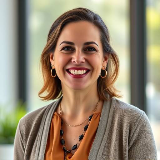 Photo of Maria Garcia, smiling and wearing a blouse and cardigan
